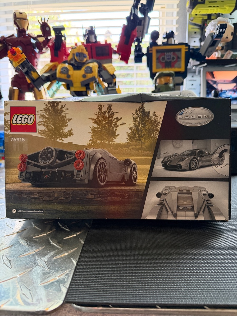 LEGO Speed Champions Pagani Utopia Gray Building Set - 249 pcs - Picture 4 of 4